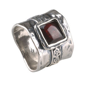 Кольцо серебро 925* R438/2600 Гранат 9,78 гр 16 р по заказу ООО Тайна серебра Израиль