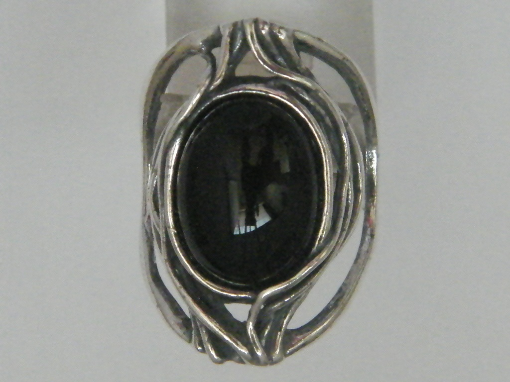 Кольцо серебро 925* R978/2630 Оникс 18,5р 8,74 по заказу Тайна серебра Израиль