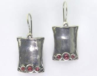Серьги серебро 925* Е1505/1930 Оникс 6,81 гр по заказу Тайна серебра Израиль